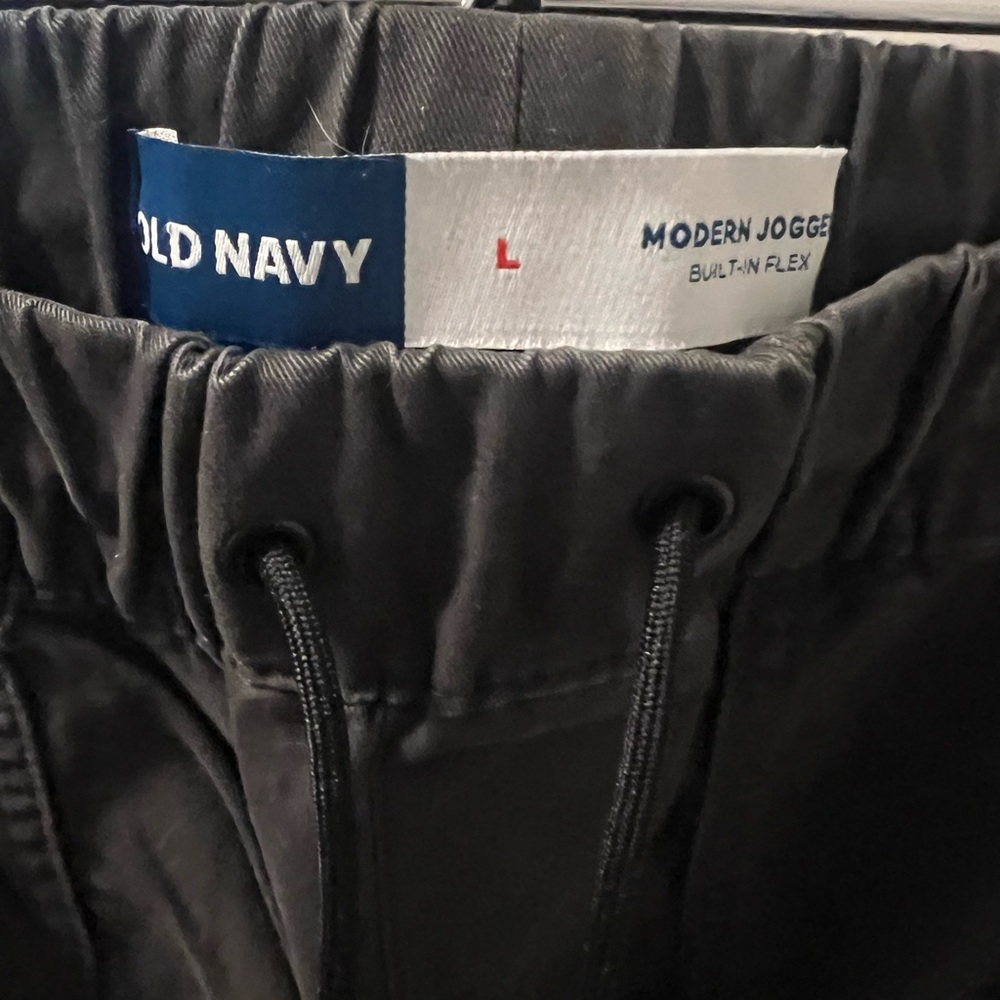 Men's Old Navy modern joggers gray L- NWT